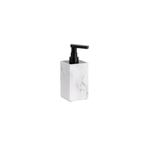 System Sıvı Sabunluk Mermer Desenli/Siyah Renk 190X73X88 Mm