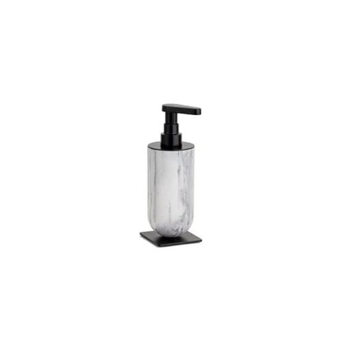 System Sıvı Sabunluk Mermer Desenli/Siyah Renk 208X87X72 Mm