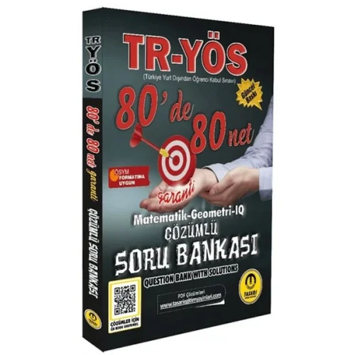 Tasarı  TR YÖS Matematik-Geometri-IQ 80 De 80 Net