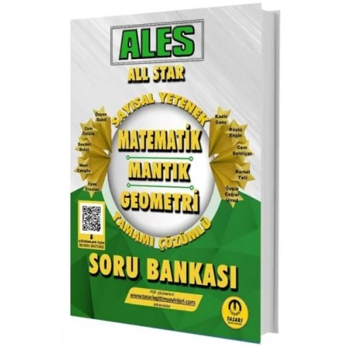 Tasarı Yayınları ALES All Star Sayısal Yetenek Matematik Mantık Geometri Soru Bankası