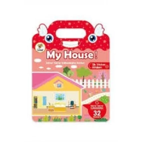 Tekrar Tekrar Kullanılabilen İlk Sticker Kitabım My House