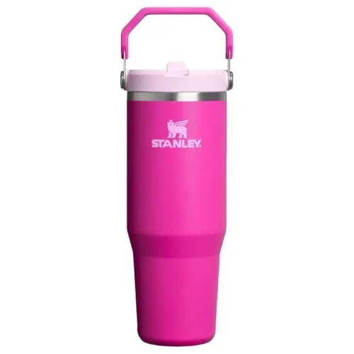 The IceFlow Flip Straw 2.0 Tumbler 0.89L Pembe Termos