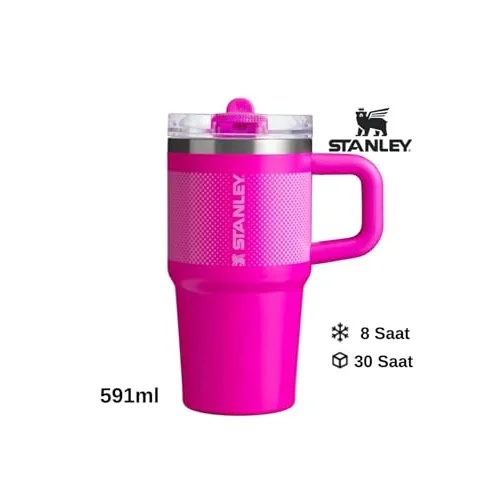 The Quencher Protour Flip Straw Termos 0,60 L Pipetli Termos 10-12484-098 Pembe