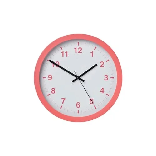 Tjalla Duvar Saati Pembe 28 Cm 70540887