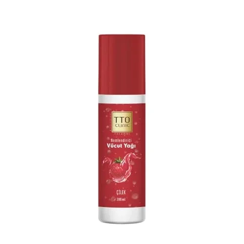 TTO Clınıc Vücut Yağı Çilek 200 Ml (Çay Ağaci Yaği/Tea Tree Oil)