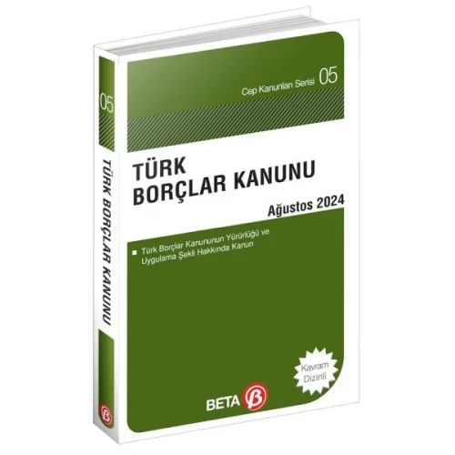 Türk Borçlar Kanunu - Eylül 2024