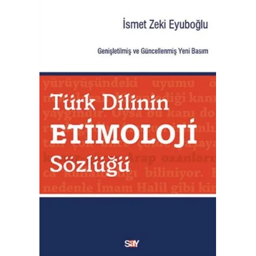 Türk Dilinin Etimoloji Sözlüğü