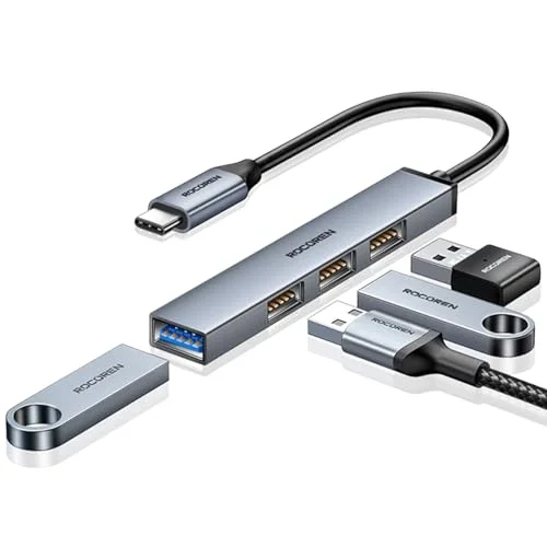 Type-C 5Gbps 4 Portlu USB-A 3.0 Çoklayıcı Dönüştürücü Hub