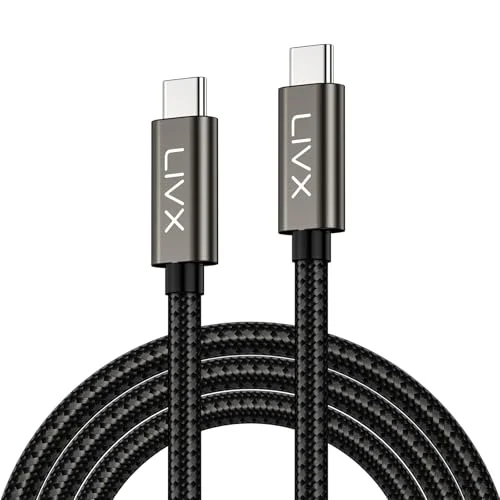 ULTRA USB C to USB C Kablo 240W PD 3.1 Hızlı Şarj, 20Gbps Veri Transferi, 4K@60Hz Görüntü Aktarımı, USB 3.2 Gen2 Type-C Kablo ULT (200, Santimetre)