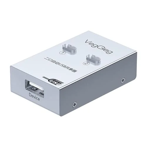 USB 2.0 Anahtarlı 2 Portlu Yazıcı Printer Çoklayıcı Sharing Switch
