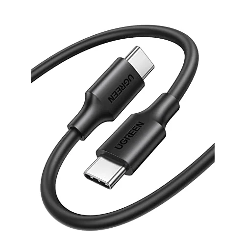 USB C to USB C 3A Hızlı Şarj ve Data Kablosu Siyah 2 Metre
