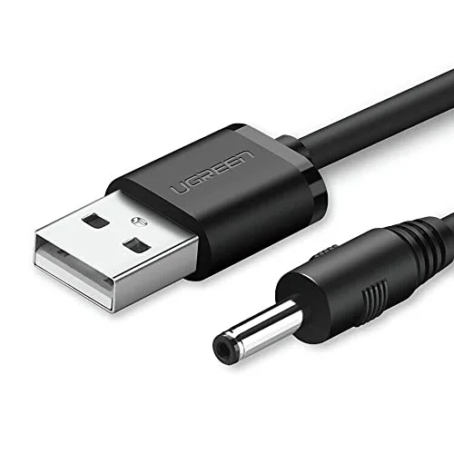 USB DC 5V 3.5mm Güç Kablosu 1 Metre