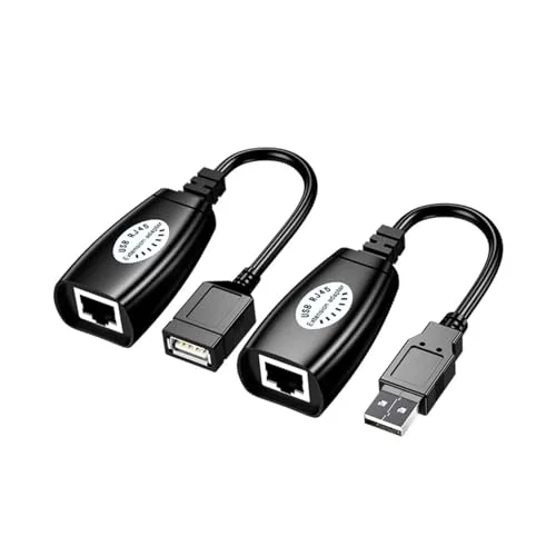 Usb Extrender, 50 Metre Rj45, Usb Uzatma Kablosu, Cat5 – Cat6 uyumlu