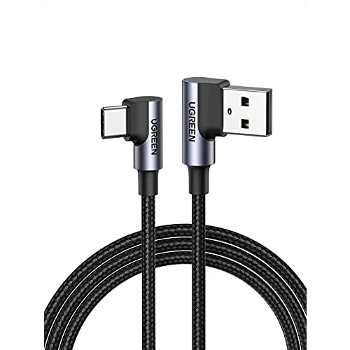 USB to Type-C 90 Derece Şarj ve Data Kablosu 2 Metre