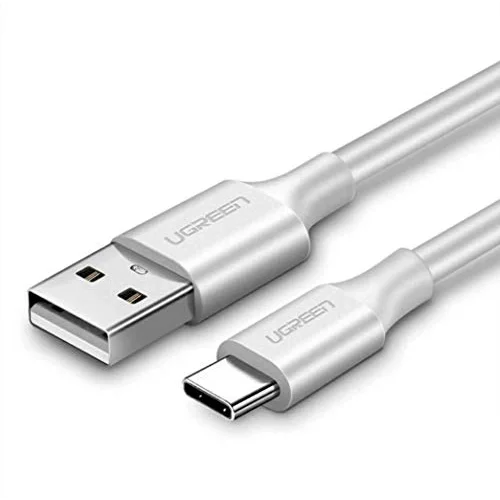 USB Type-C Şarj ve Data Kablosu, 1 Metre, Beyaz