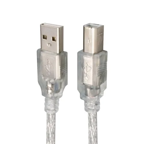 USB YAZICI KABLOSU 1,5 METRE 2.0V ŞEFFAF (SL-U2015)