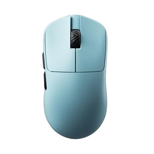 V6 8000 Hz Kablosuz Oyuncu Mouse PAW3950 Sensör Mavi