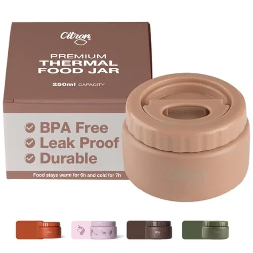 Vakumlu Paslanmaz Çelik Yemek Termosu 250 ml - Blush Pink 1196397