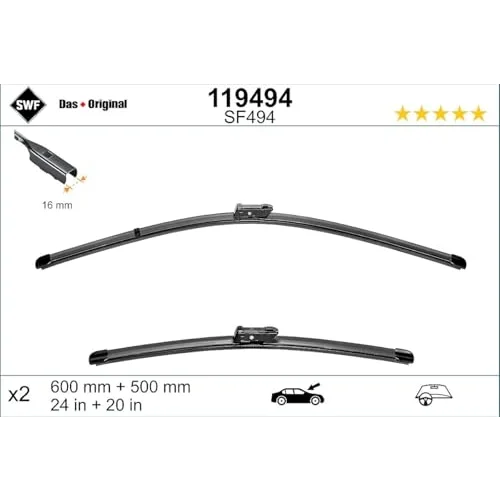 Valeo Das Original Set Silecek Seti Volvo XC40 (2017-2023) (600+500 MM) 119494