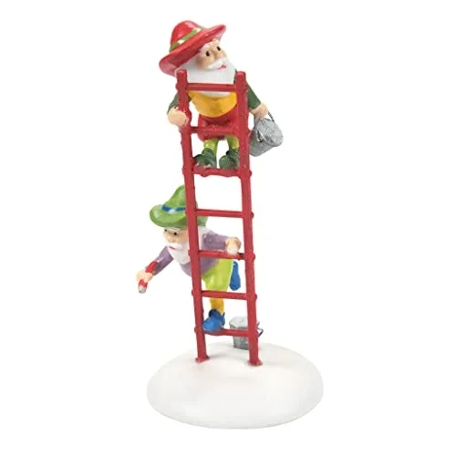 Village North Pole Serisi Parlak Vurgular, Köy Figürü, 9,5 cm, Çok Renkli