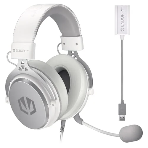 Viro Plus USB 7.1 Surround Gaming Kulaklık Beyaz Onyx White EY1A005