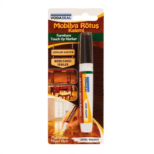 Mey İthalat® Vodaseal Mobilya Rötuş Kalemi Tekli Ceviz