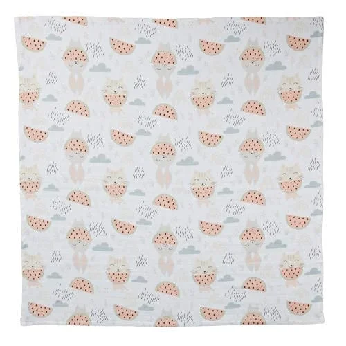 Watermelon Muslin Çok Amaçlı Örtü