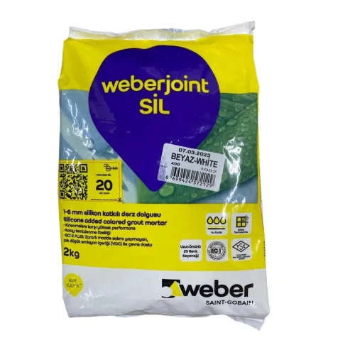 Mey İthalat® Weber Joint Sil 400 Beyaz Derz Dolgu 2 Kg