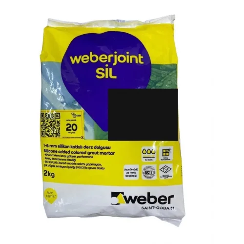 Mey İthalat® Weber Joint Sil 413 Siyah Derz Dolgu 2 Kg