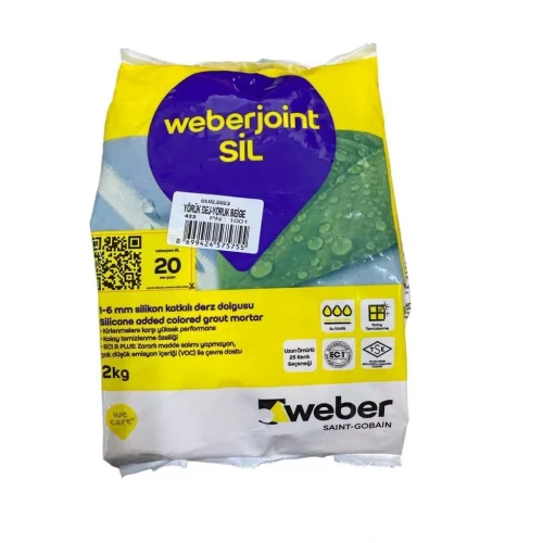 Mey İthalat® Weber Joint Sil 423 Yörük Bej Derz Dolgu 2 Kg
