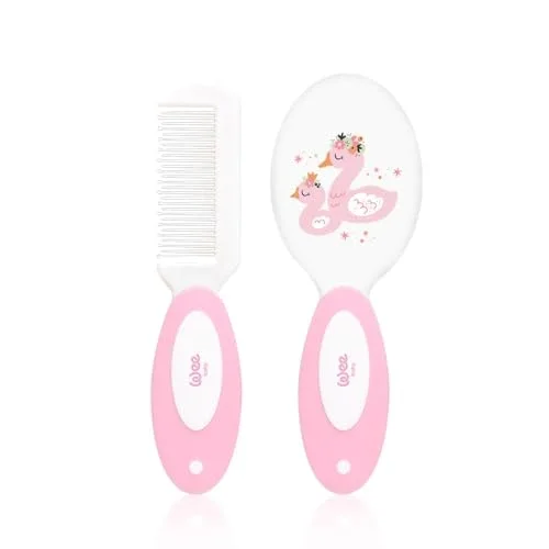Wee Baby Fırça Tarak Seti - PEMBE