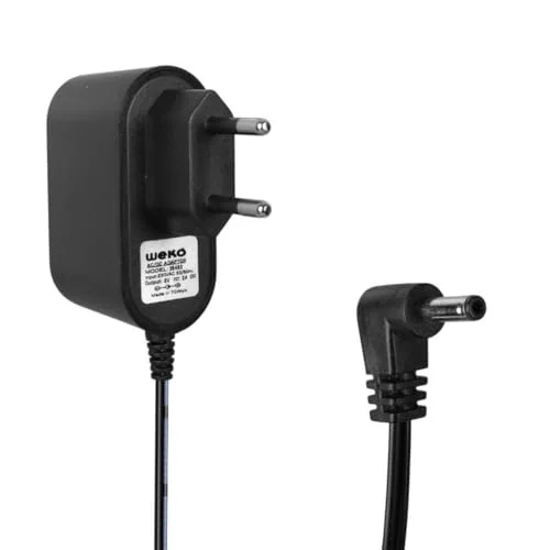 WEKO 5 VOLT - 2 AMPER 3.5 * 1.35 UÇLU PLASTİK KASA PRİZ TİPİ ADAPTÖR