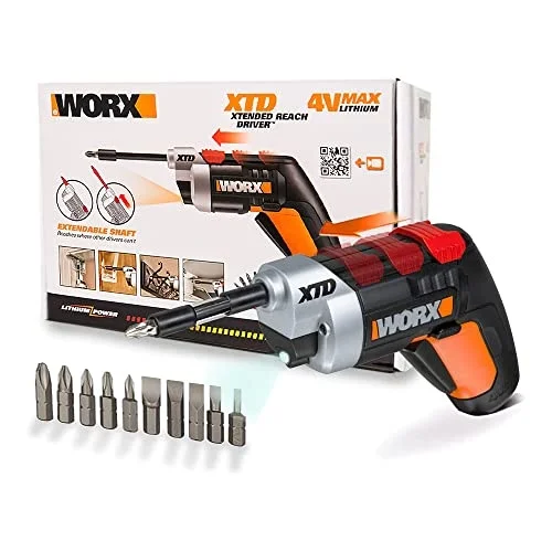 WX252 4Volt/1.5Ah. Li-ion Şarjlı Tornavida + 10 adet Bits Uç