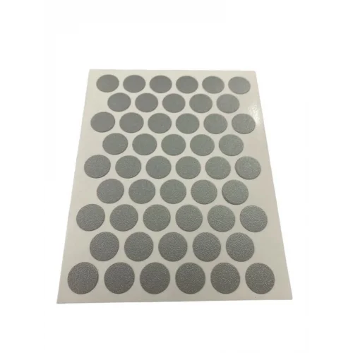 Mey İthalat® Yapışkanlı Vida Tapası Metalik Gri 14 mm