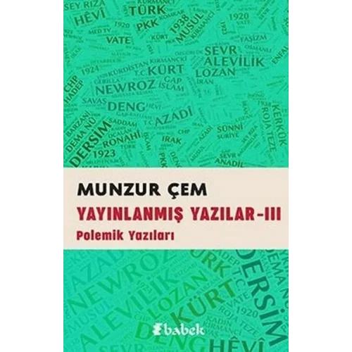 Yayınlanmış Yazılar -3