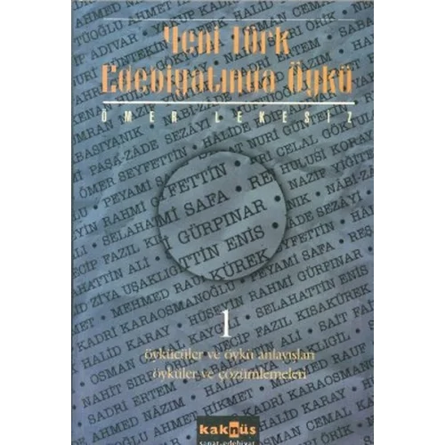 Yeni Türk Edebiyatında Öykü  1