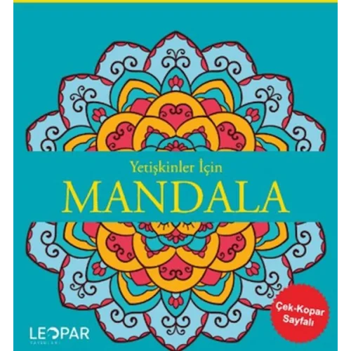 Yetişkinler İçin Mandala - Mavi