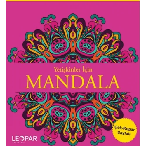 Yetişkinler İçin Mandala - Pembe