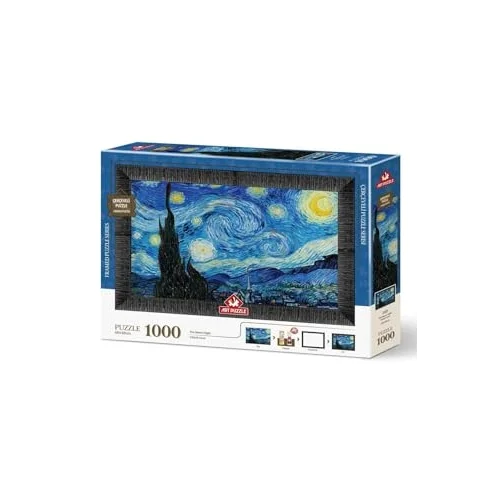 Yıldızlı Gece 1000 Parça Çerçeveli Puzzle