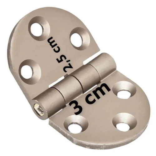 Mey İthalat® Yüksel Oval Alüminyum Kasa Menteşesi 3 cm