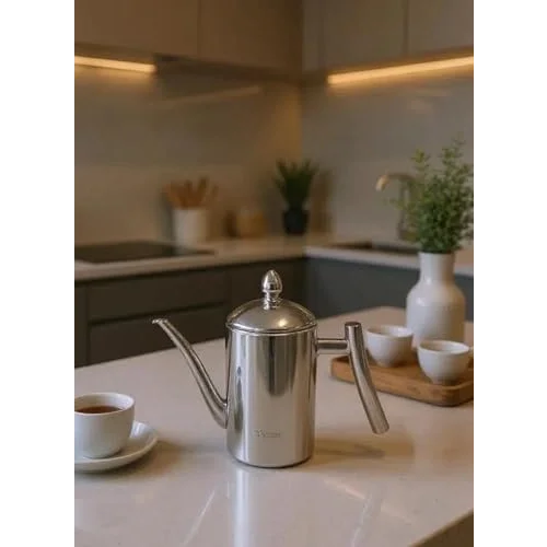 Zed - Çok Amaçlı Çelik Demlik Yağlık Yağdanlık 500ml