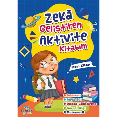 Zeka Geliştiren Aktivite Kitabım - Mavi Kitap