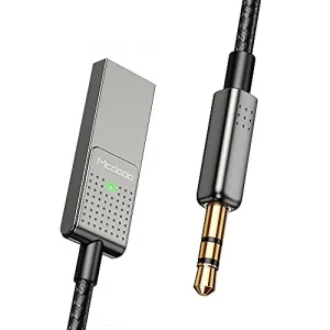 Bluetooth Car Receiver Aux, Gri