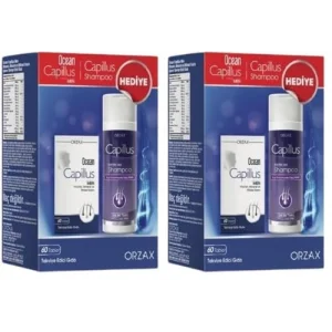 Capillus Men 60 Tablet + Capillus Şampuan 200 ml Hediyeli (2 paketi)