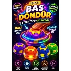 Mey İthalat® 0036 SPIN TOP- IŞIKLI