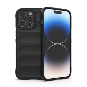 Mey İthalat®   iPhone 14 Pro Max Kılıf Optimum Silikon - Siyah