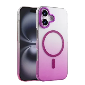 Mey İthalat®   iPhone 16 Plus Glossy Magsafe Kapak - Mor