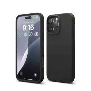 Mey İthalat®   iPhone 16 Pro Max Kılıf First Silikon - Siyah