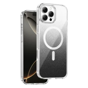 Mey İthalat®   iPhone 16 Pro Max Sora Simli Magsafe Kapak - Siyah