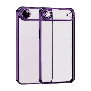 Mey İthalat®   iPhone 17 Air  Lensli Silikon - Açık Mor